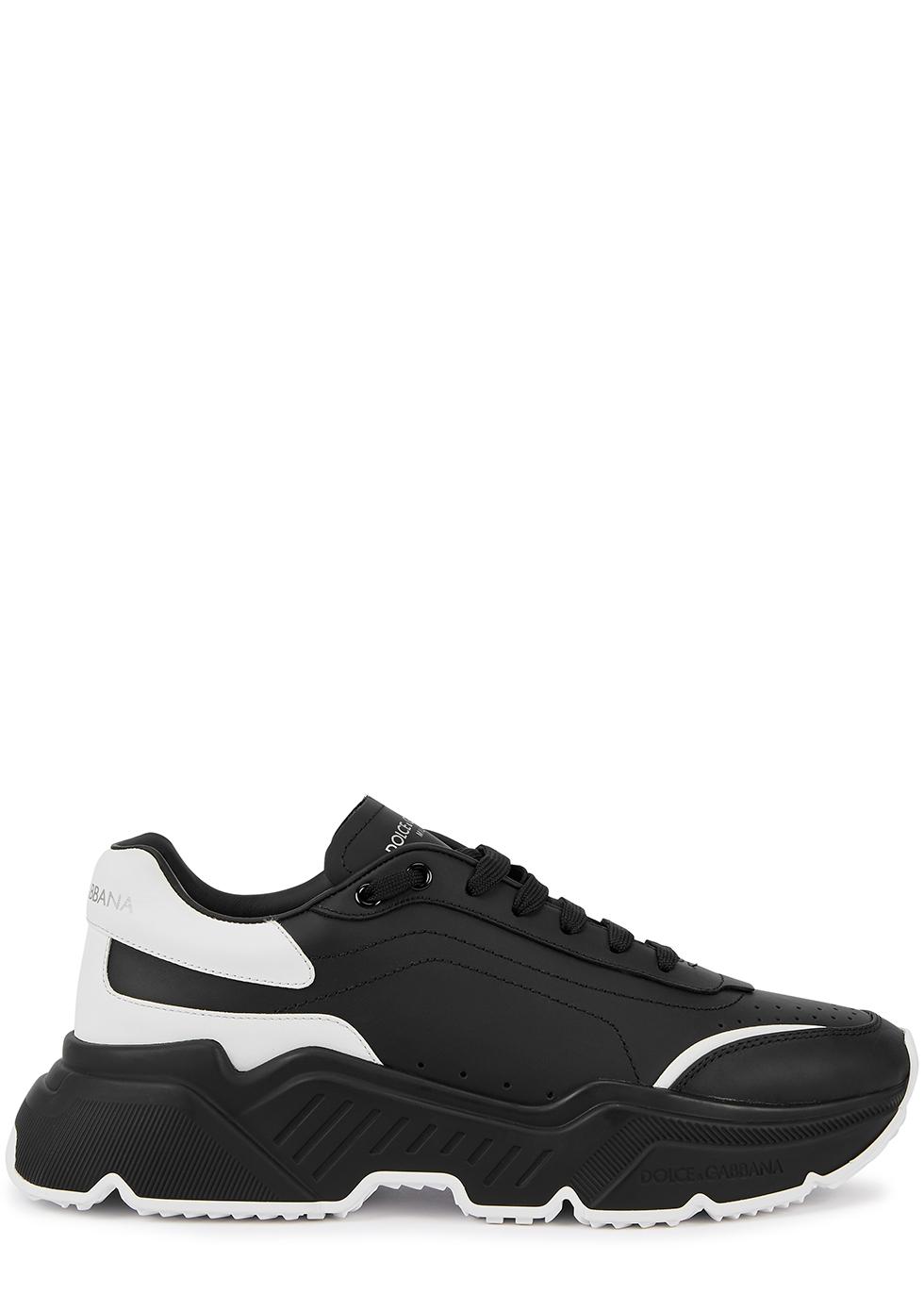 Dolce & Gabbana Daymaster Black Leather Sneakers | Lyst