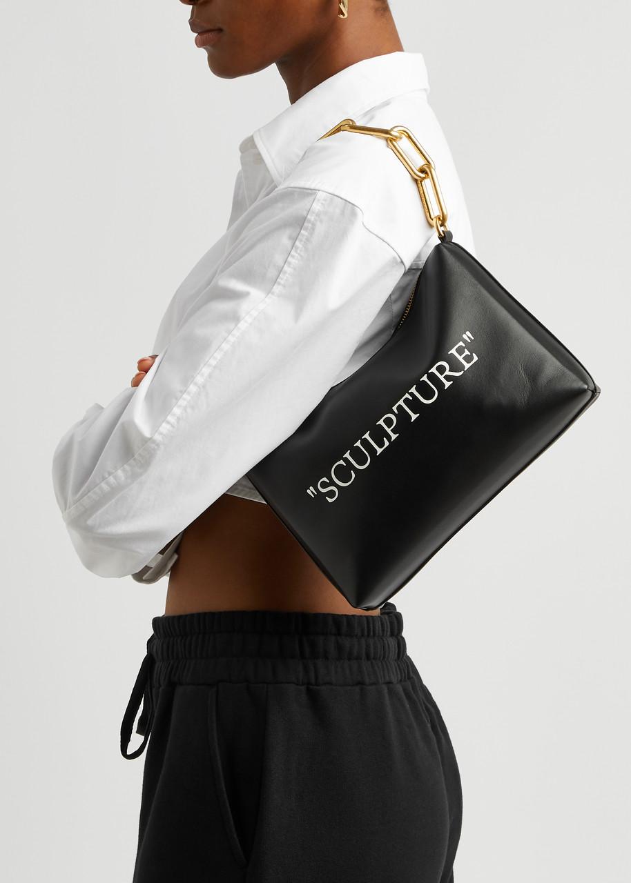 Off-White Block Pouch Leather Shoulder Bag - Farfetch