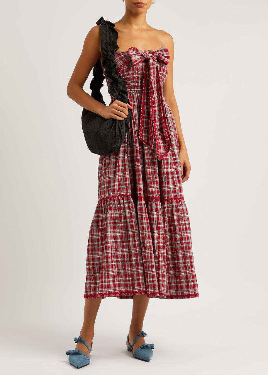 damson madder pia midi dress Damson Madder Pia Midi Dress