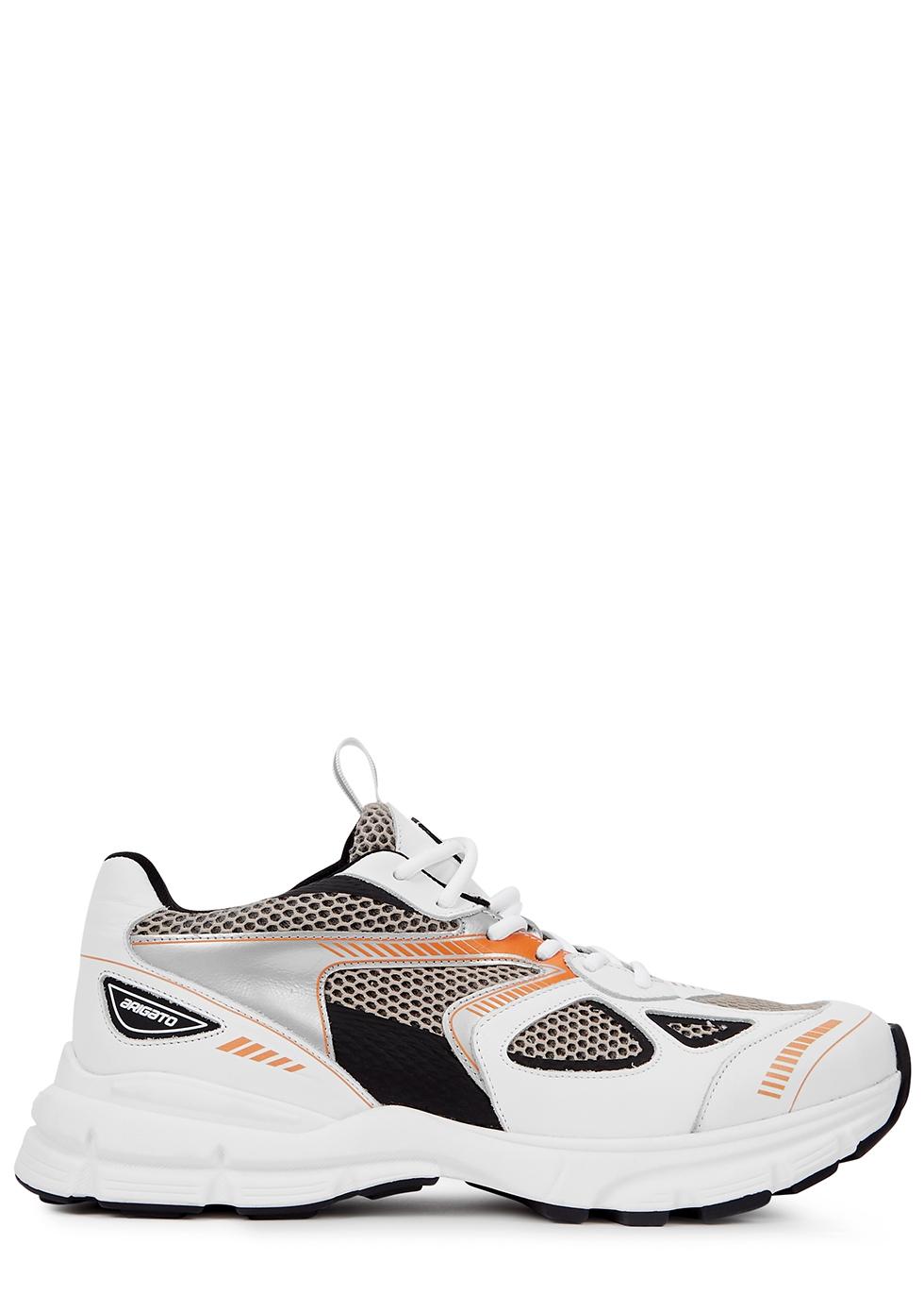 axel arigato marathon runner white silver