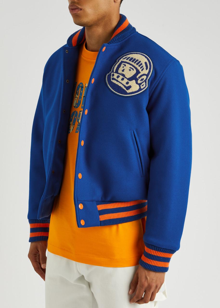 BBCICECREAM Astro Logo Felt Varsity Jacket in Blue for Men   Lyst