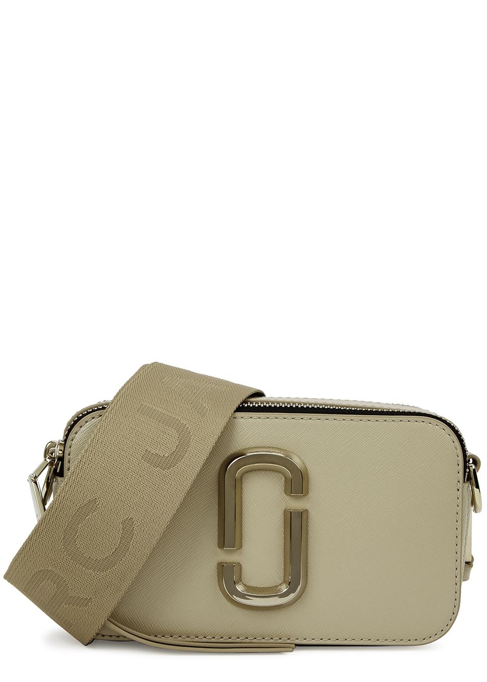 Marc Jacobs The Snapshot Dtm Olive Leather Cross-body Bag in Green