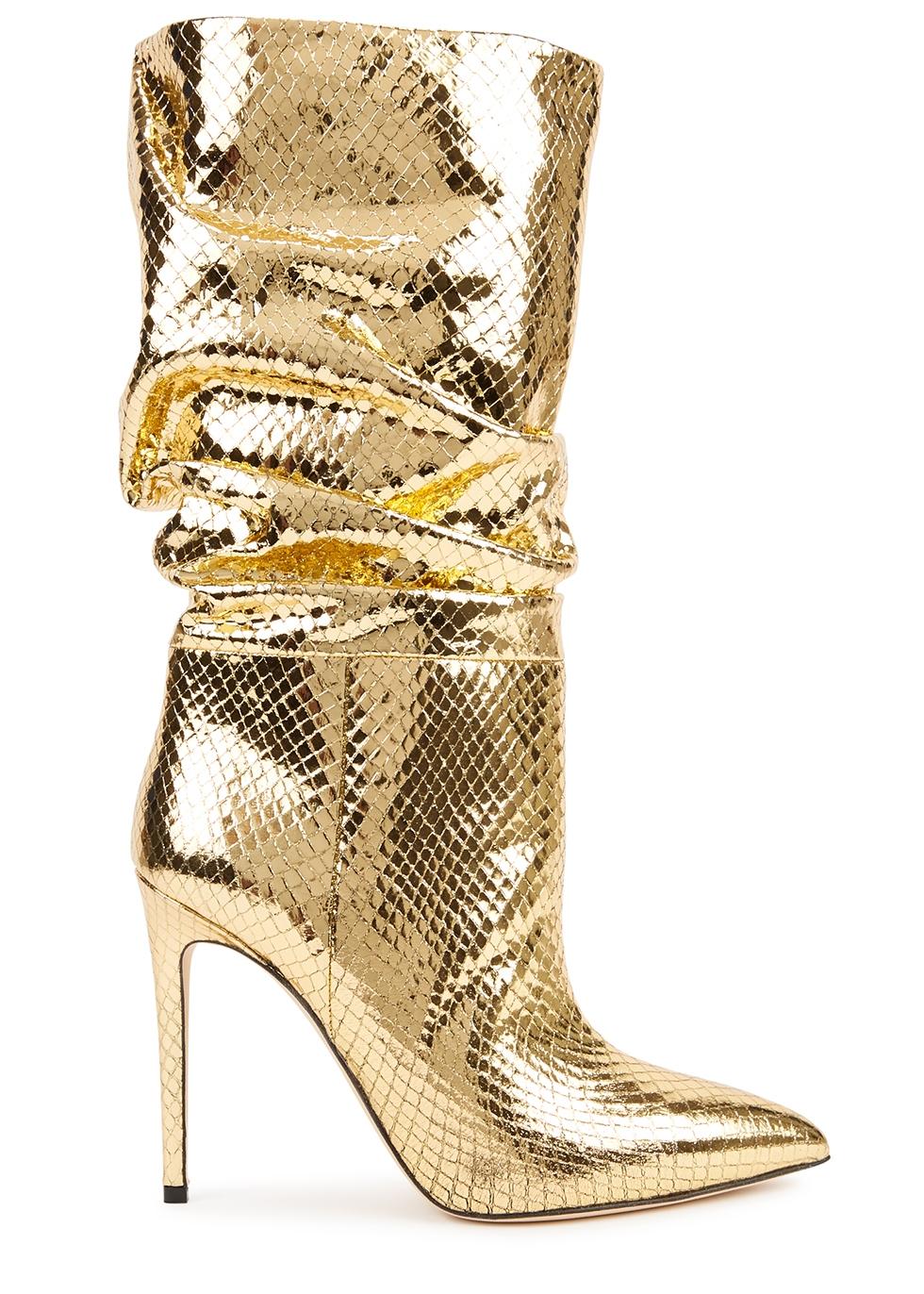 Knee High Python Boots