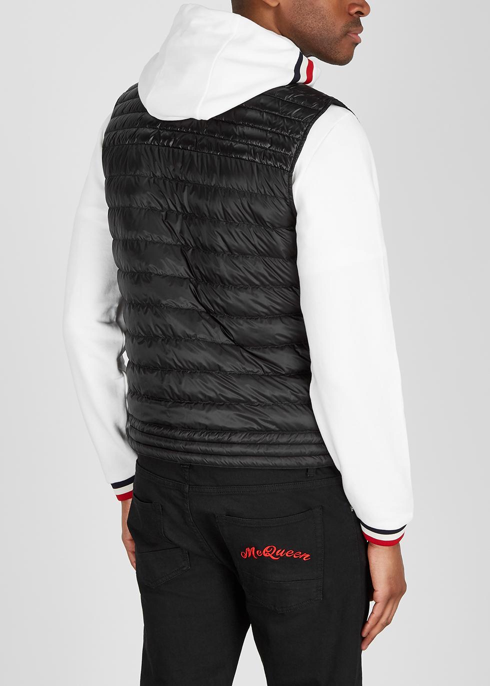 Moncler Satin Black Down Gir Vest for Men - Save 34% | Lyst