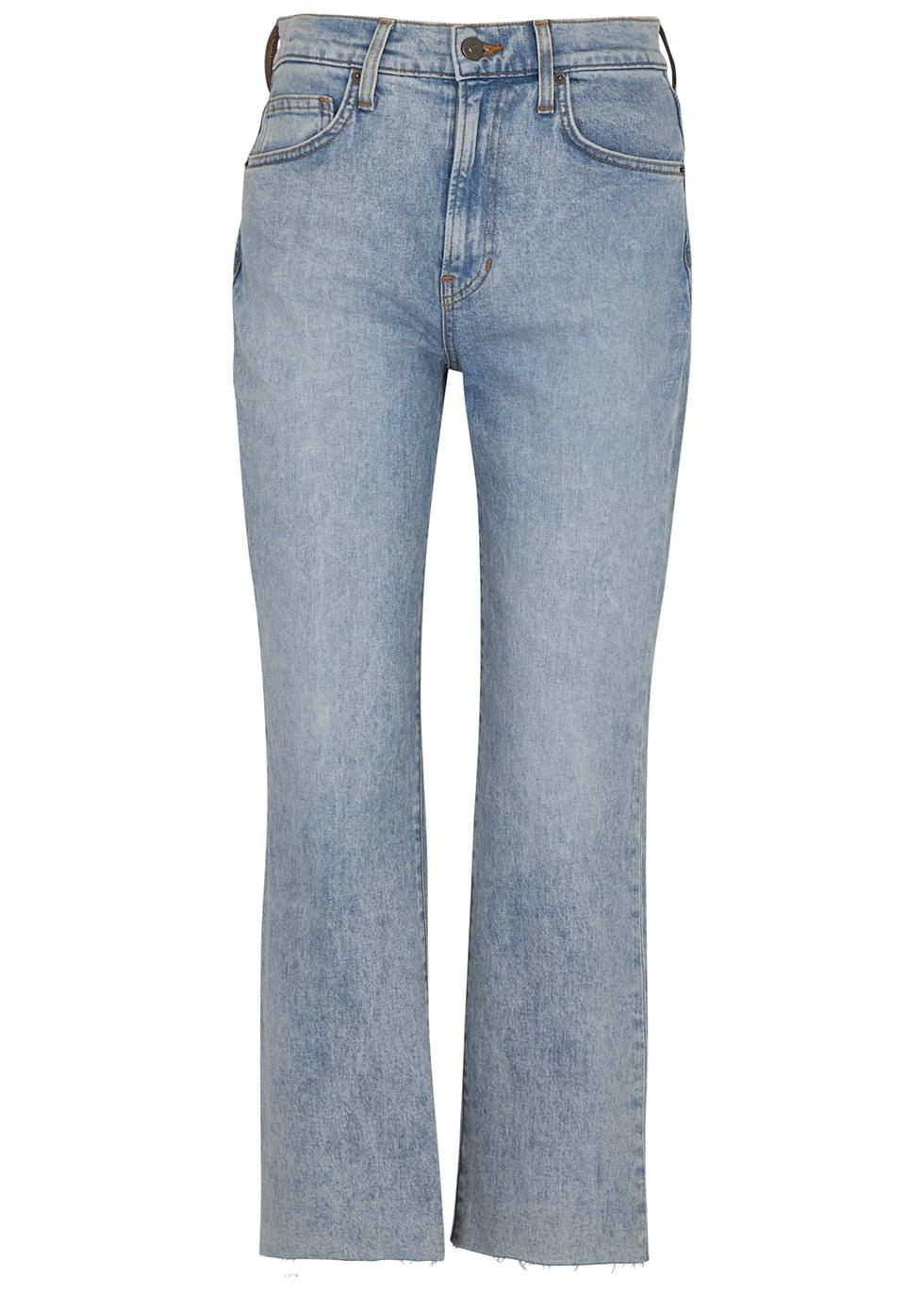 Veronica Beard Joey Straight-leg Jeans in Blue | Lyst