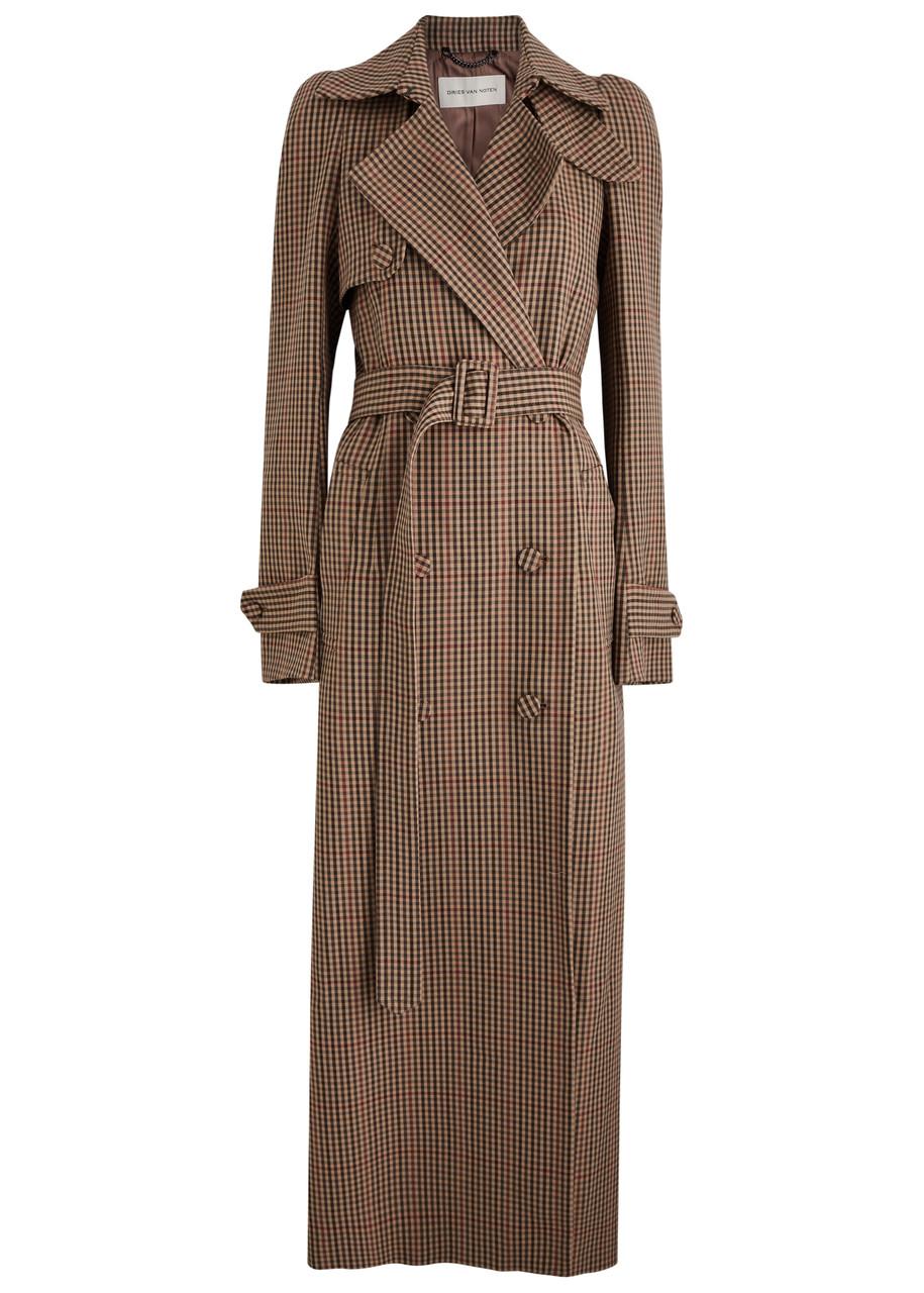 ジャケット・アウター LIDNM wool check trench coat LIDNM WOOL CHECK TRENCH COAT 値下げ不可