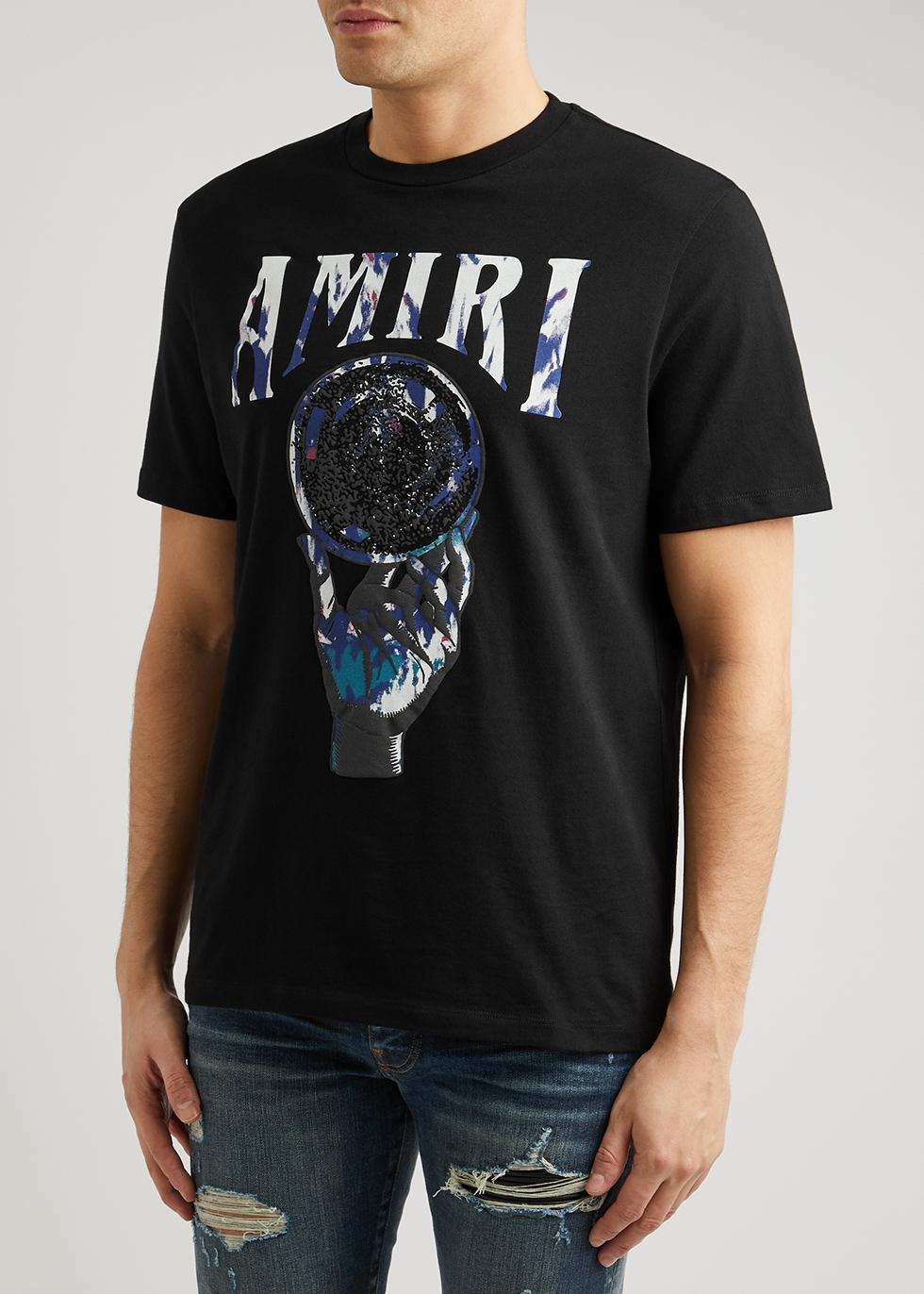 Amiri Crystal Ball Short-sleeve T-shirt in Black for Men | Lyst