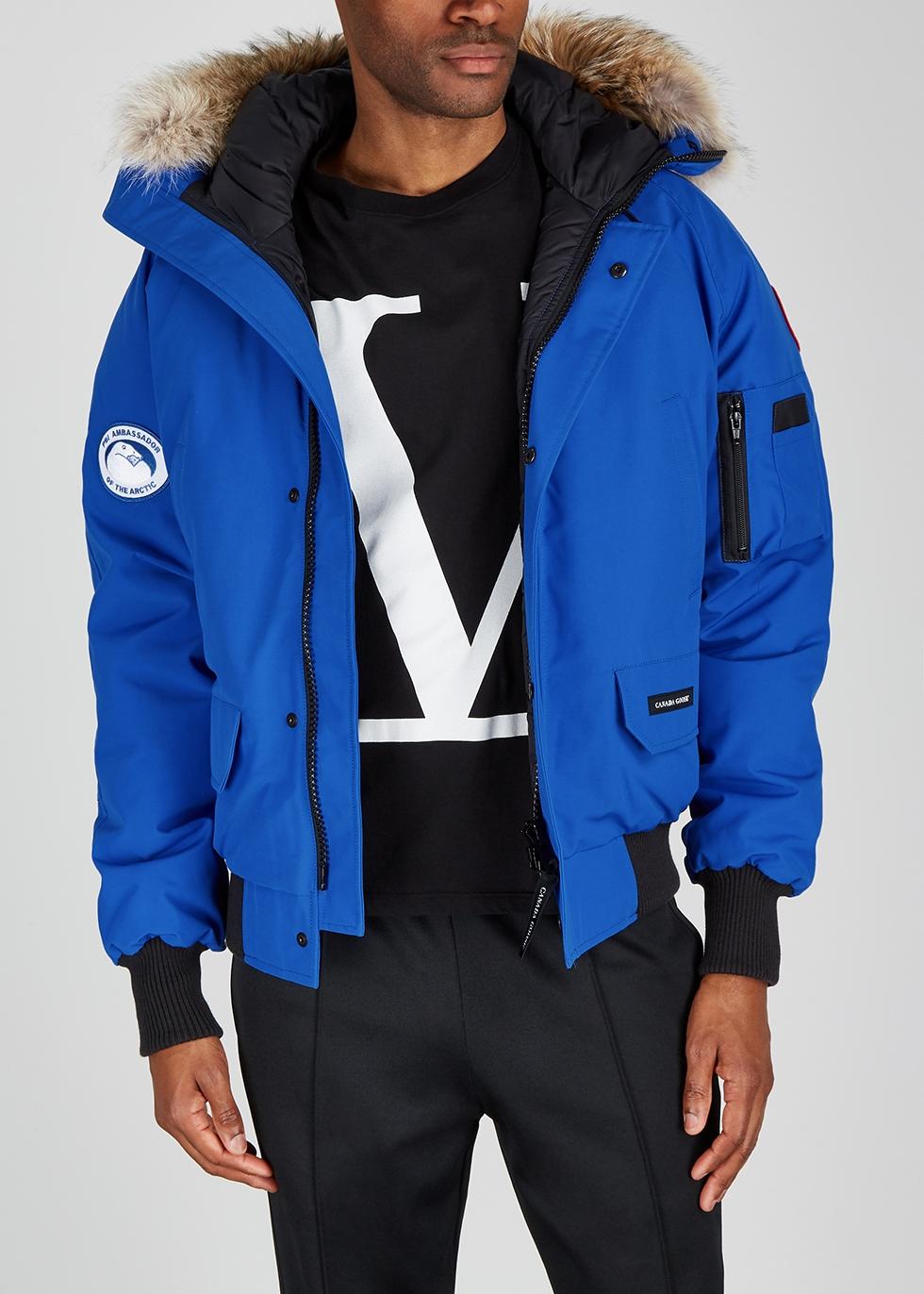 Canada Goose Goose Pbi Chilliwack Bomber Jacket in Bright Blue (Blue) for  Men | Lyst