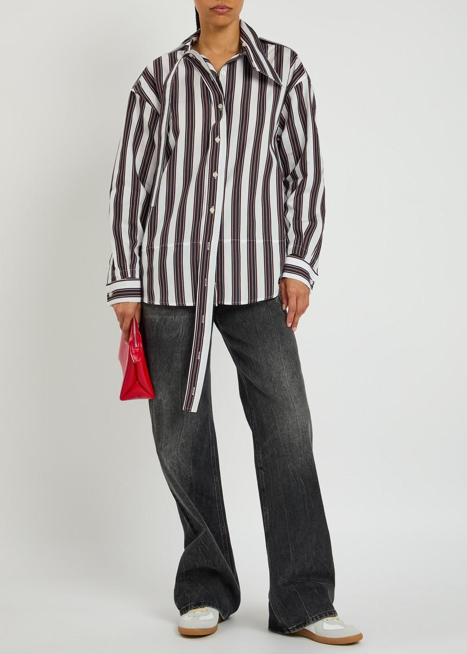 Meryll Rogge Deconstructed Mens Shirt in Blue | LN-CC