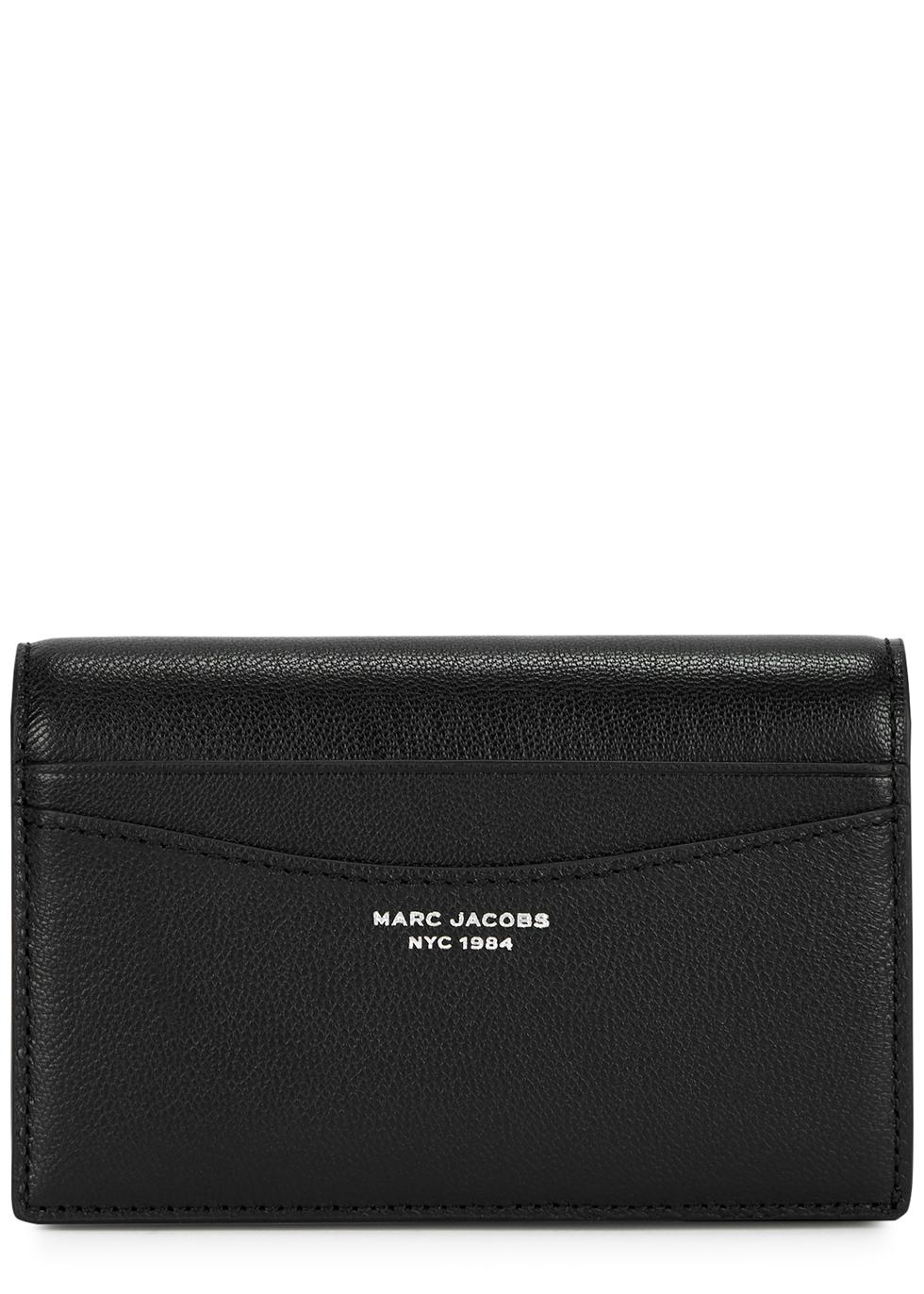 Marc Jacobs The Slim 84 Bifold Leather Wallet in Black Lyst