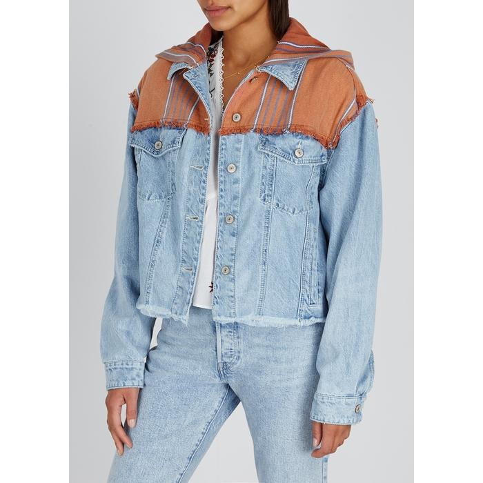 Buy free people baja denim jacket\u003e OFF-75%