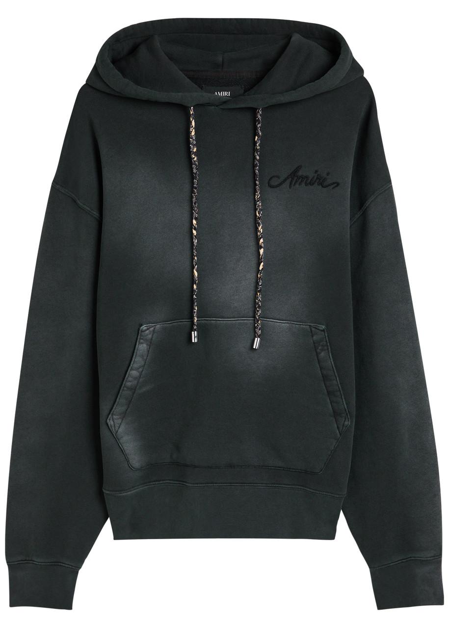 AMIRI☆Bandana フーディー Amiri Bandana Applique Hoodie in Blue & White | FWRD