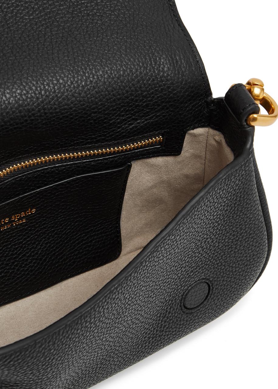 kate spade new york Gramercy Leather Chain Strap Shoulder Bag, Black at  John Lewis & Partners