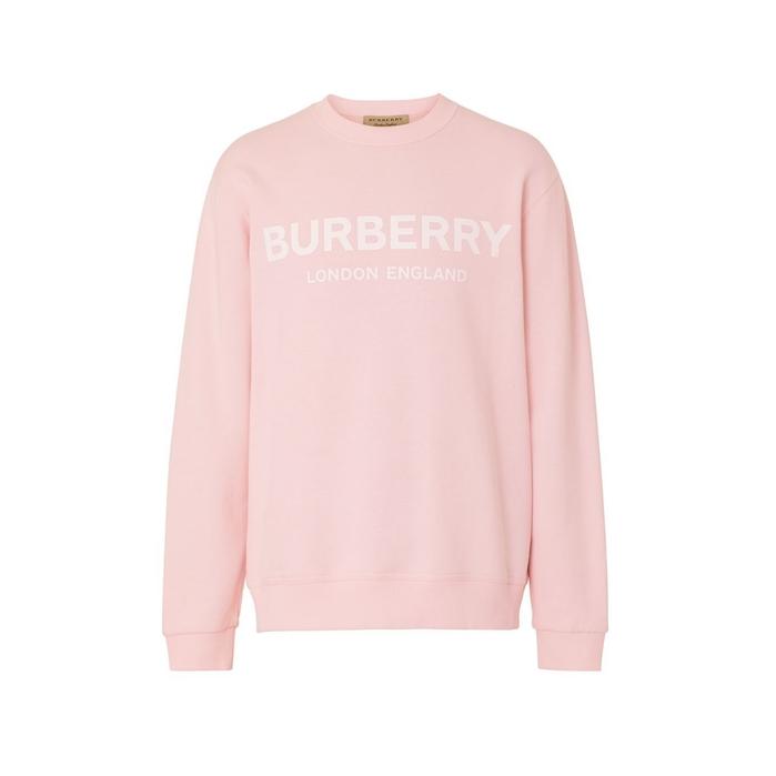 Burberry Men's Logo Crewneck Sweatshirt - Alabaster in Pink for Men | Lyst