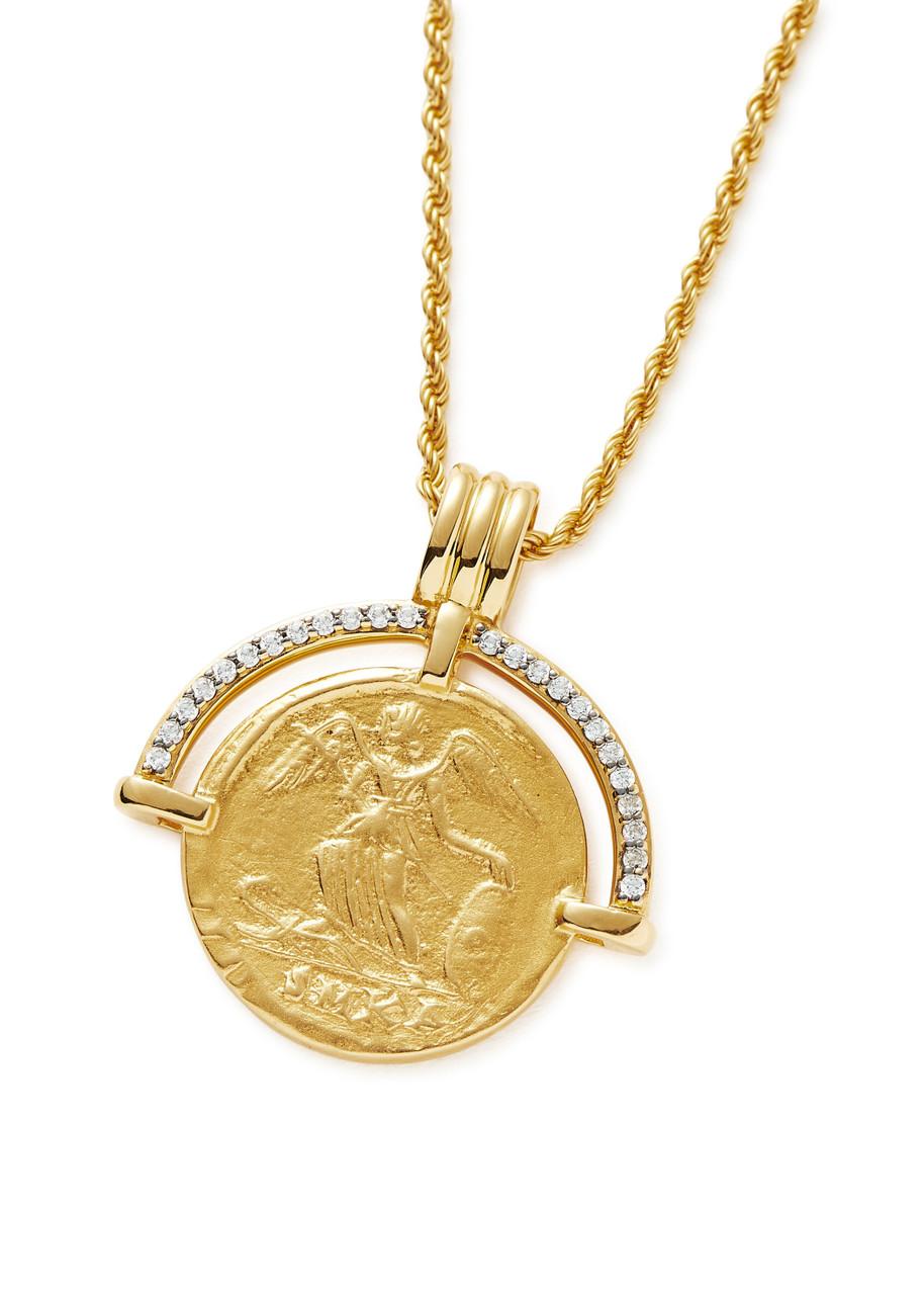 Missoma X Lucy Williams Fortuna Arc 18kt Vermeil Necklace in