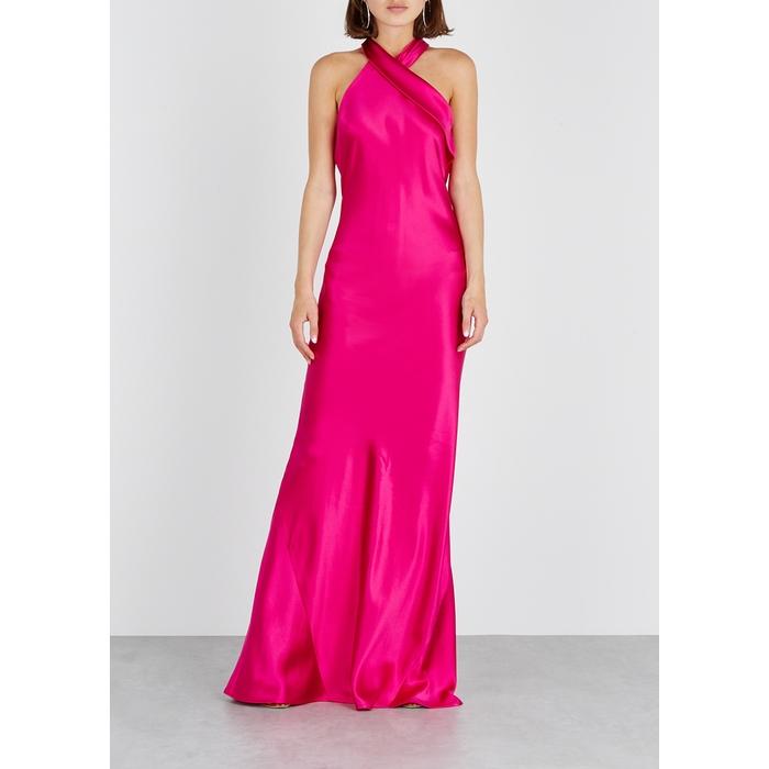 Galvan shop silk gown