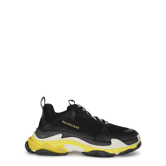 triple s black and yellow