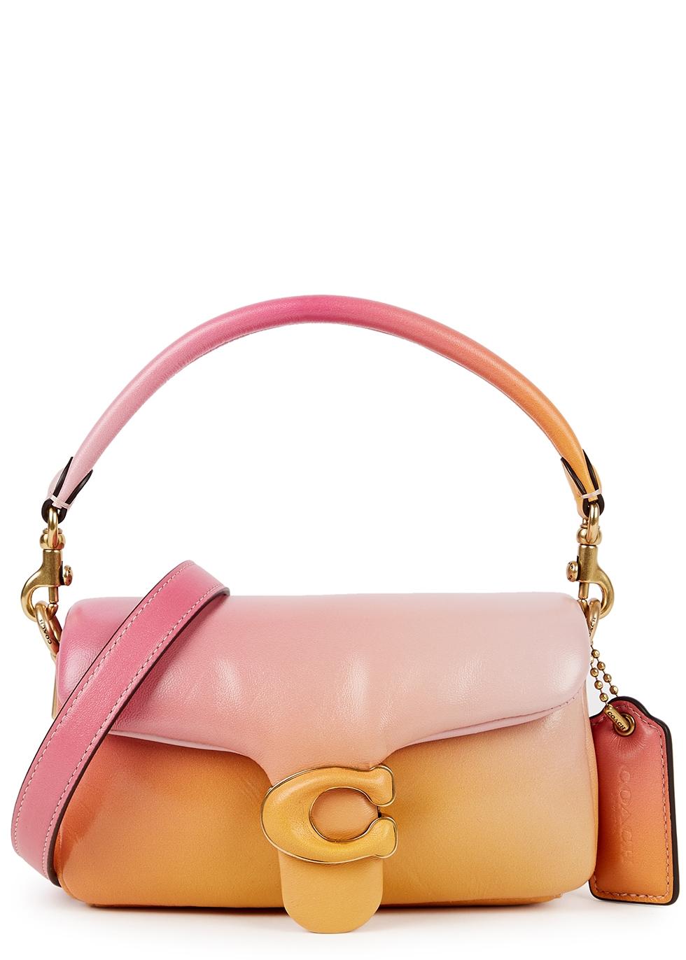 COACH Pillow Tabby 18 Ombré Leather Shoulder Bag in Pink | Lyst