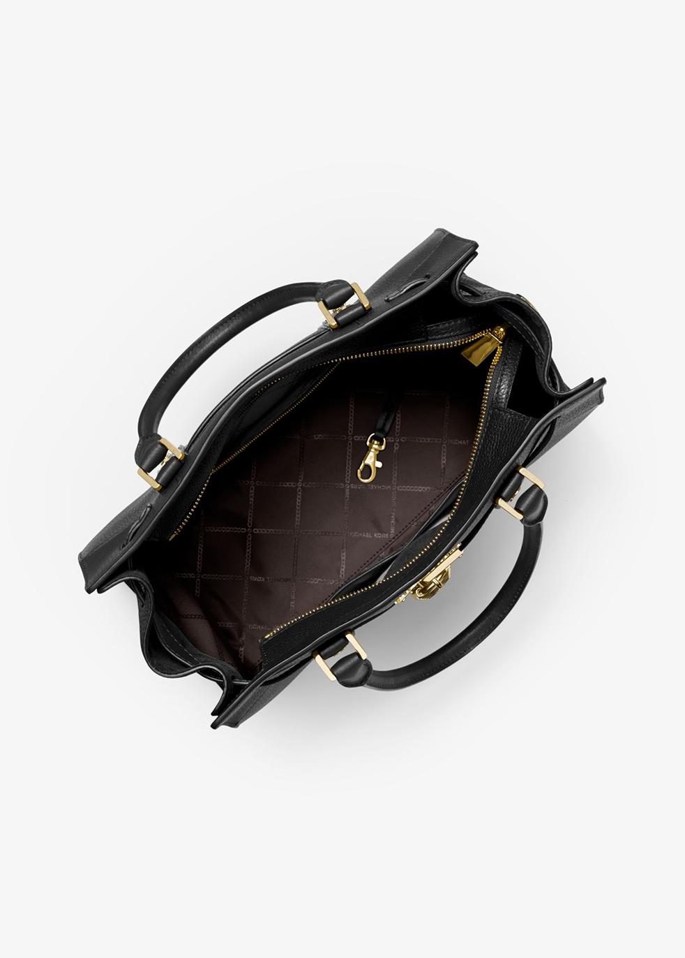 Hamilton leather handbag Michael Kors Black in Leather - 31676583