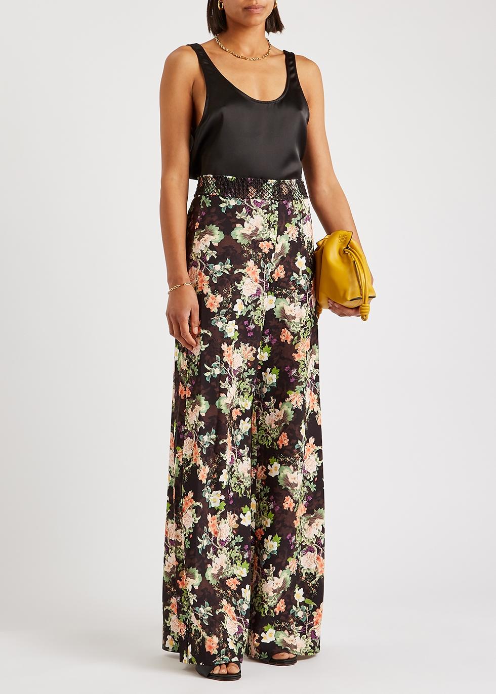 Olivia Athena Floral-print Wide-leg 