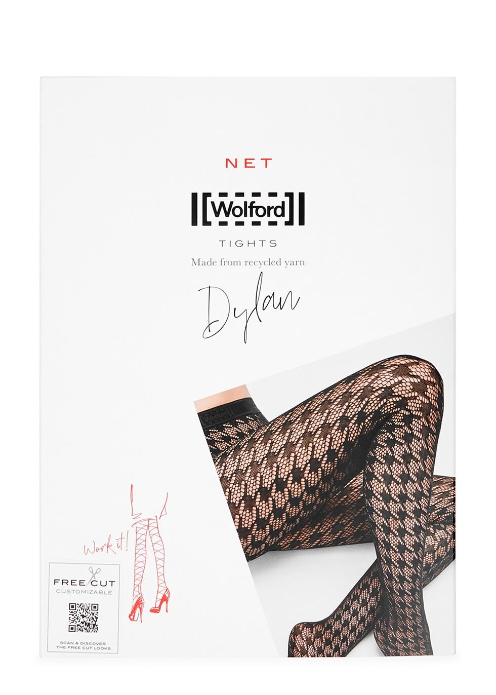 Wolford Synthetic Dylan Black Houndstooth Tights Lyst