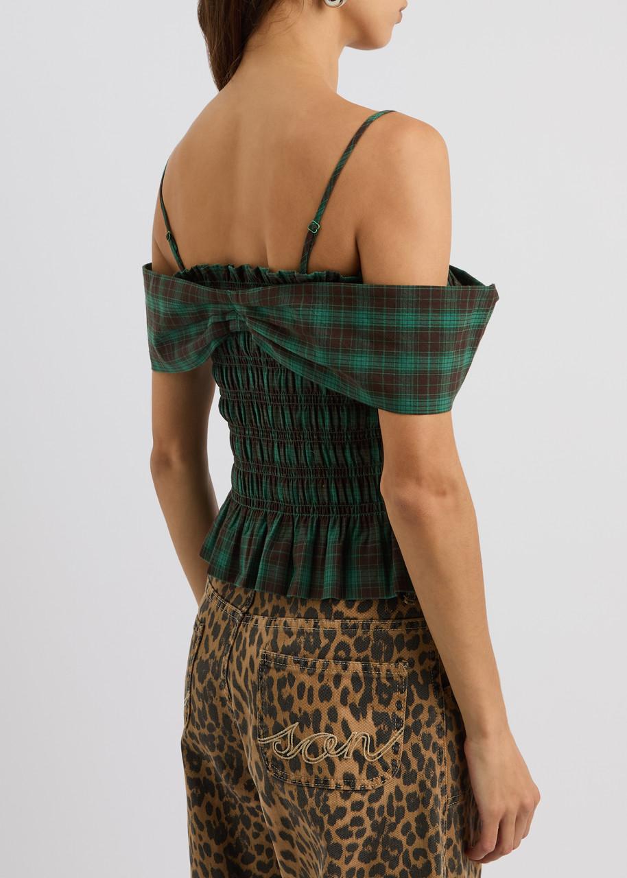 green gingham elsa smock midi dress Check Mate: 33 Gorgeous Gingham Pieces