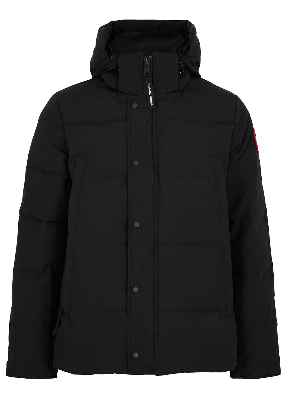 Canada Goose Wyndham Quilted Arctic-tech Parka in Black for Men | Lyst