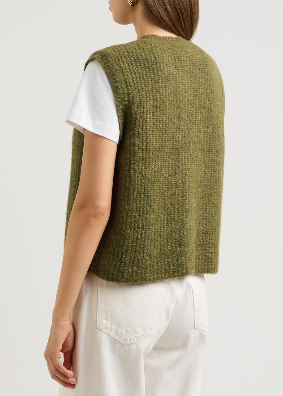 Ameri ニット セーター 2WAY HAND KNIT VEST レディース