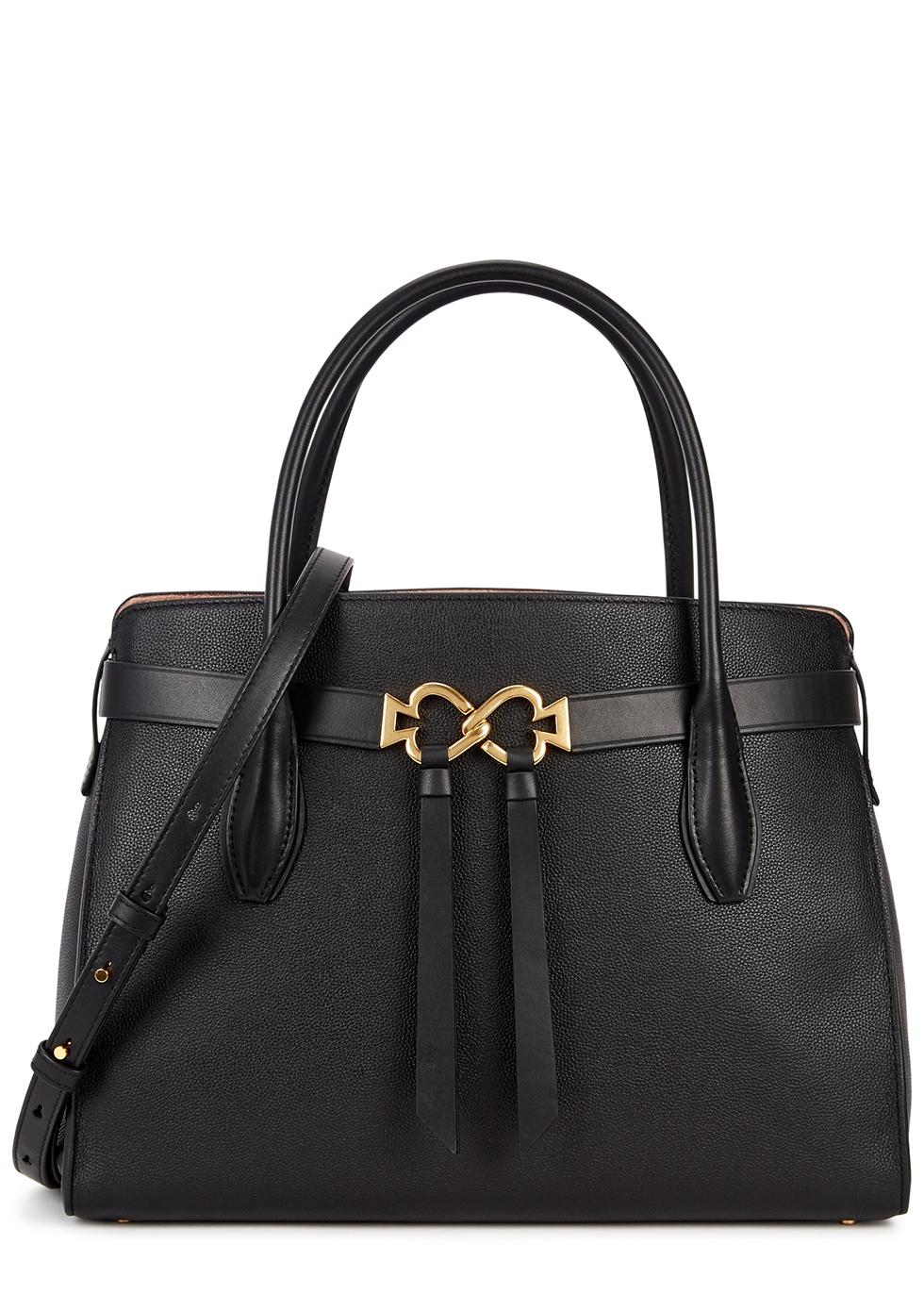 Kate Spade Toujours Large Leather Top Handle Bag in Black - Lyst