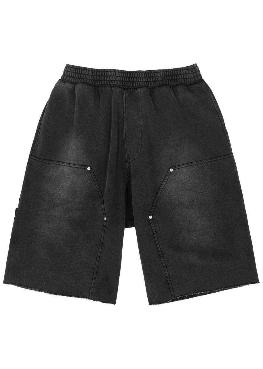 【関税込み】GIVENCHY CARPENTER SHORTS Givenchy Carpenter Faded Cotton Shorts in Black for Men | Lyst