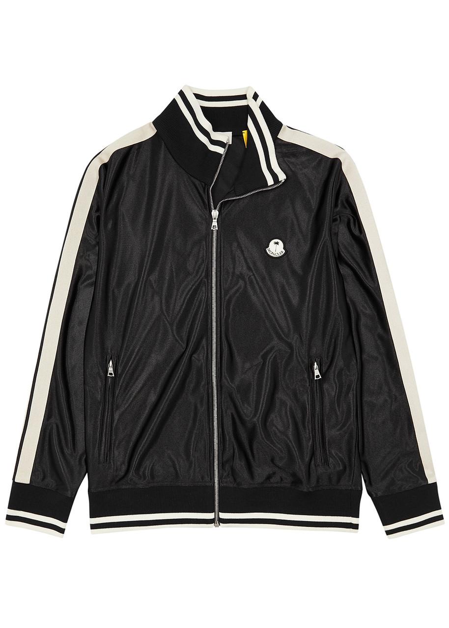 Moncler Genius 8 Moncler Palm Angels Satin jersey Track Jacket in Black for Men Lyst