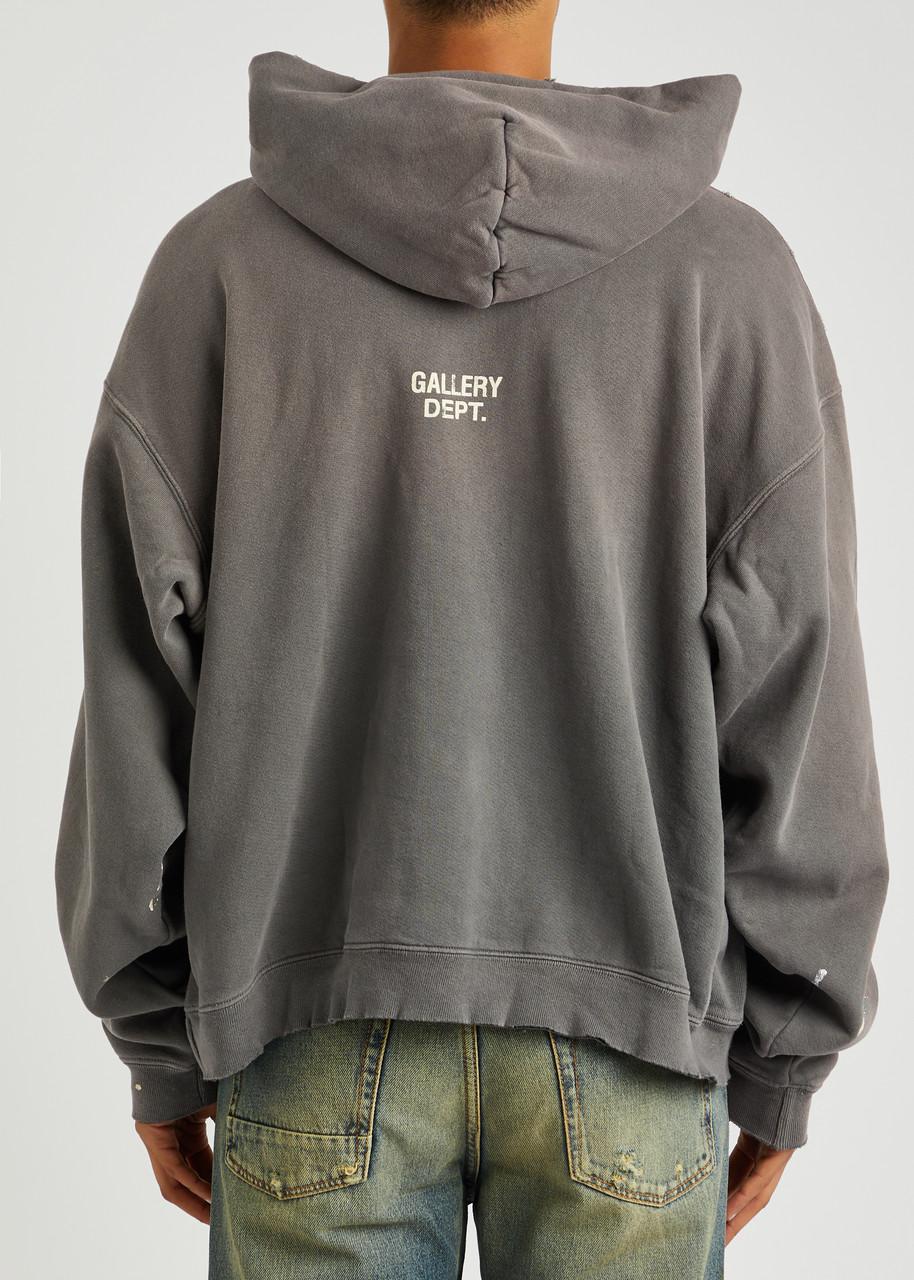 GALLERY DEPT. 90s Recycle Hooded Cotton Sweatshirt in Gray for Men | Lyst GALLERY DEPT. 90s Recycle Hooded Cotton Sweatshirt in Gray for Men | Lyst