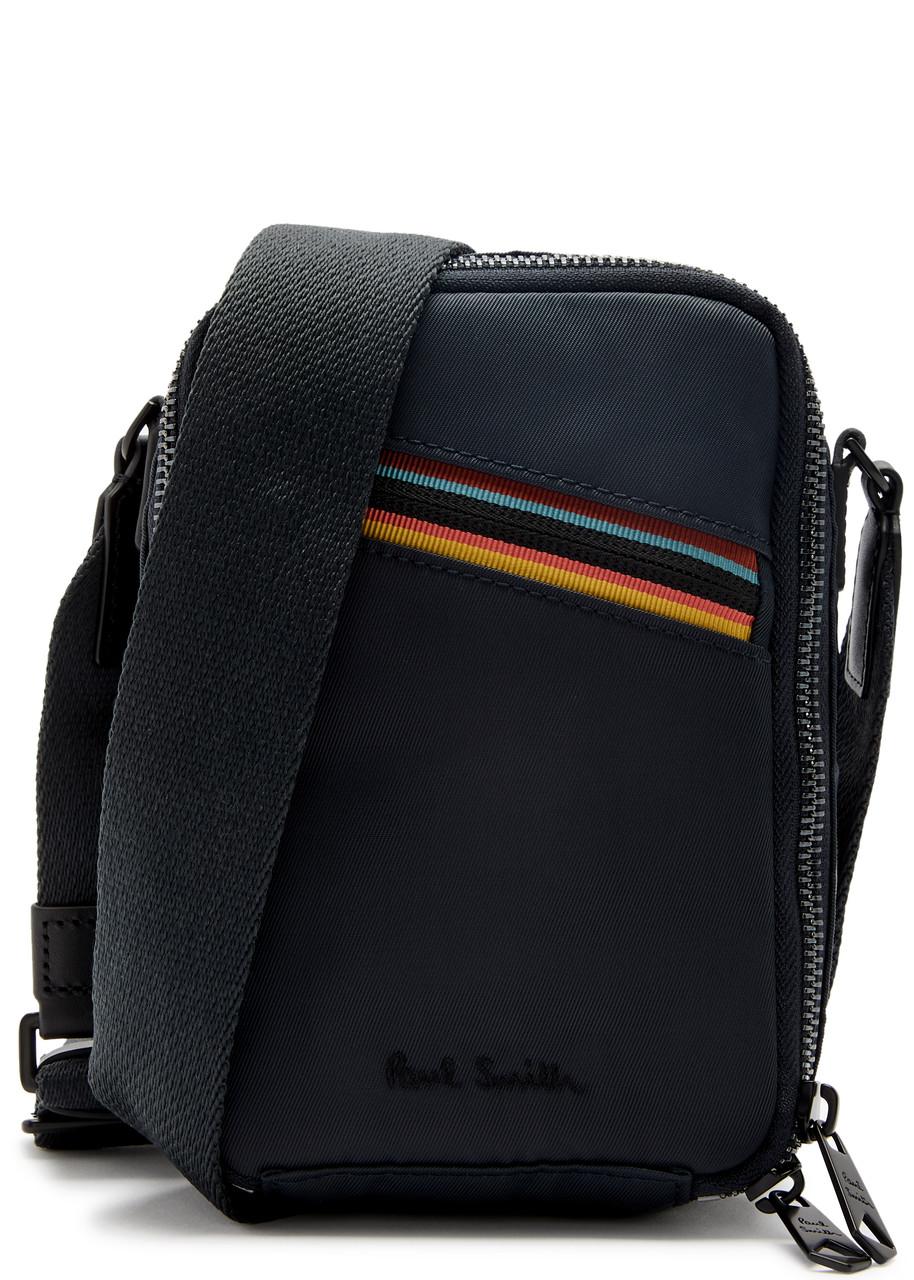 Paul Smith nylon × leather shoulder bag Paul Smith Flight Nylon Cross-Body Bag in Blue for Men | Lyst UK