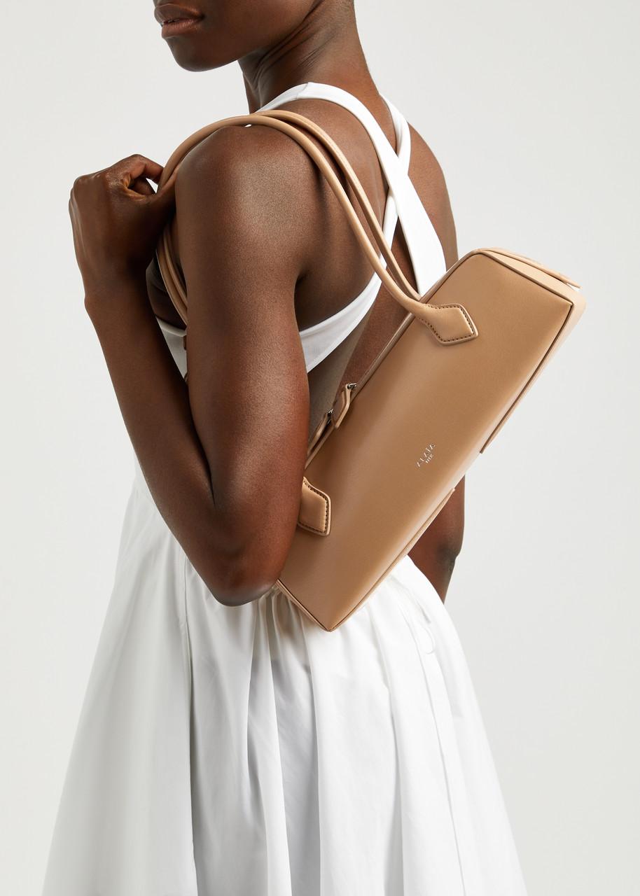 Alaïa Alaïa Le Teckel Medium Leather Shoulder Bag in Natural | Lyst UK