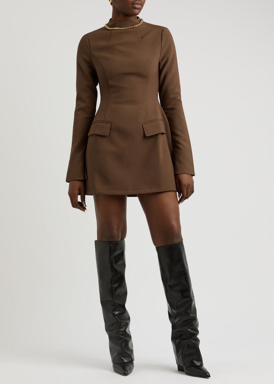 odd muse brown dress Drape Maxi Dress Odd Muse
