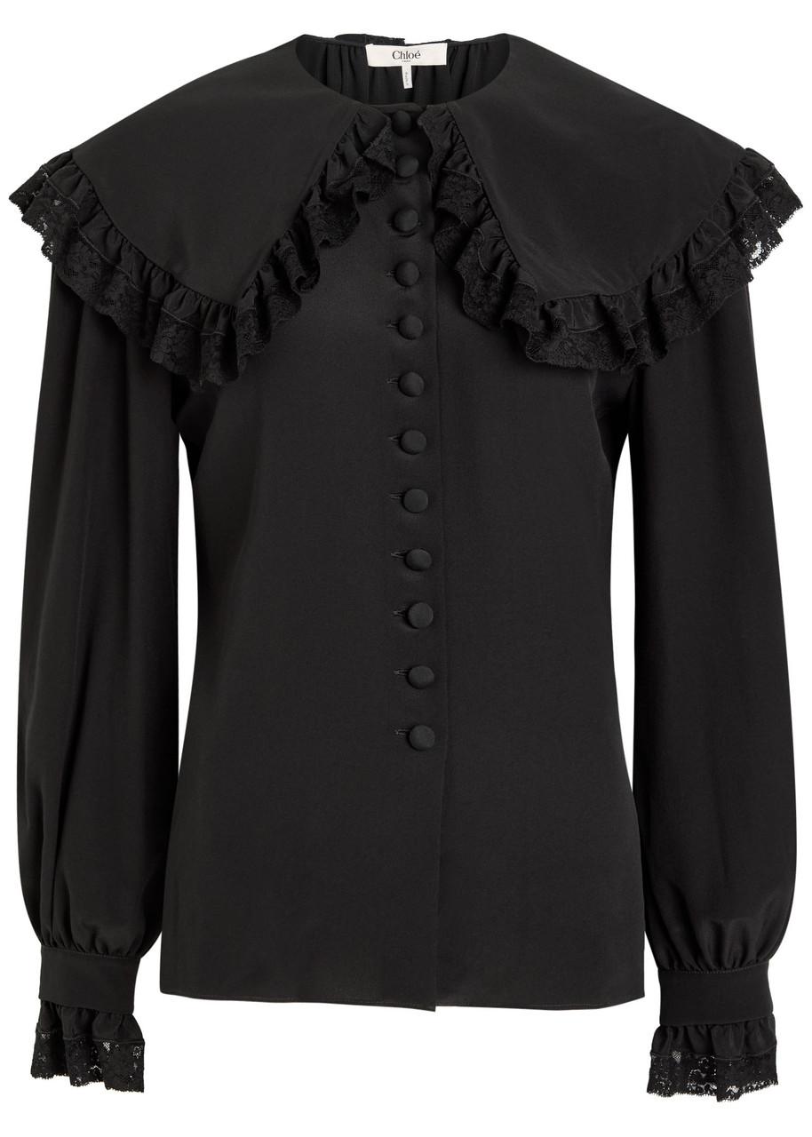 SALE❕　　chloe シアーレース ブラウス Chloé Blouses for Women | Online Sale up to 40% off | Lyst