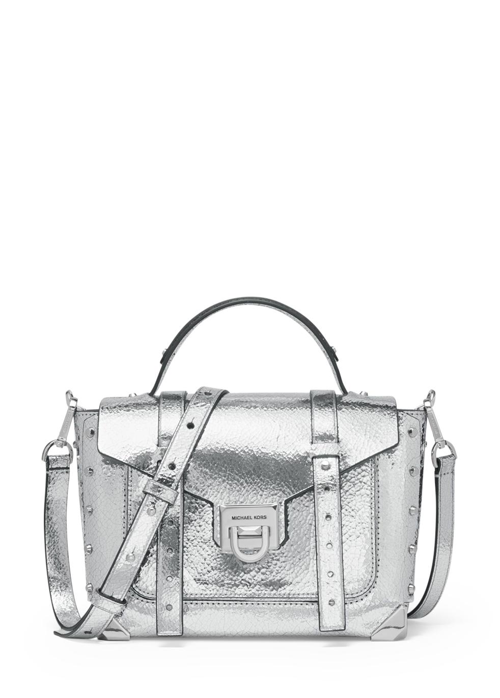 silver mk purse