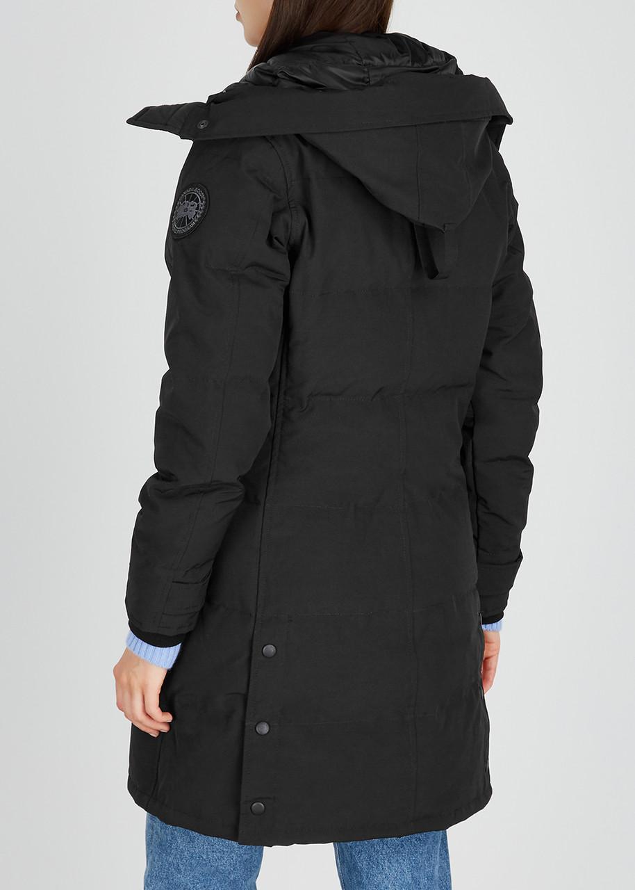 Canada goose kinley parka black label sale