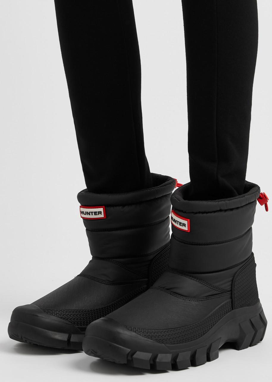 Hunter quilted top snow boots