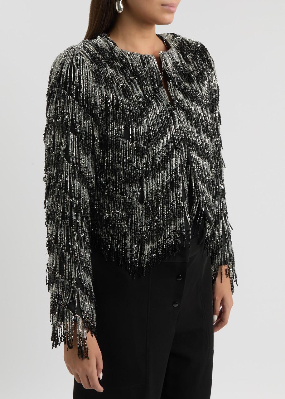 Alice and olivia sequin jacket 2025