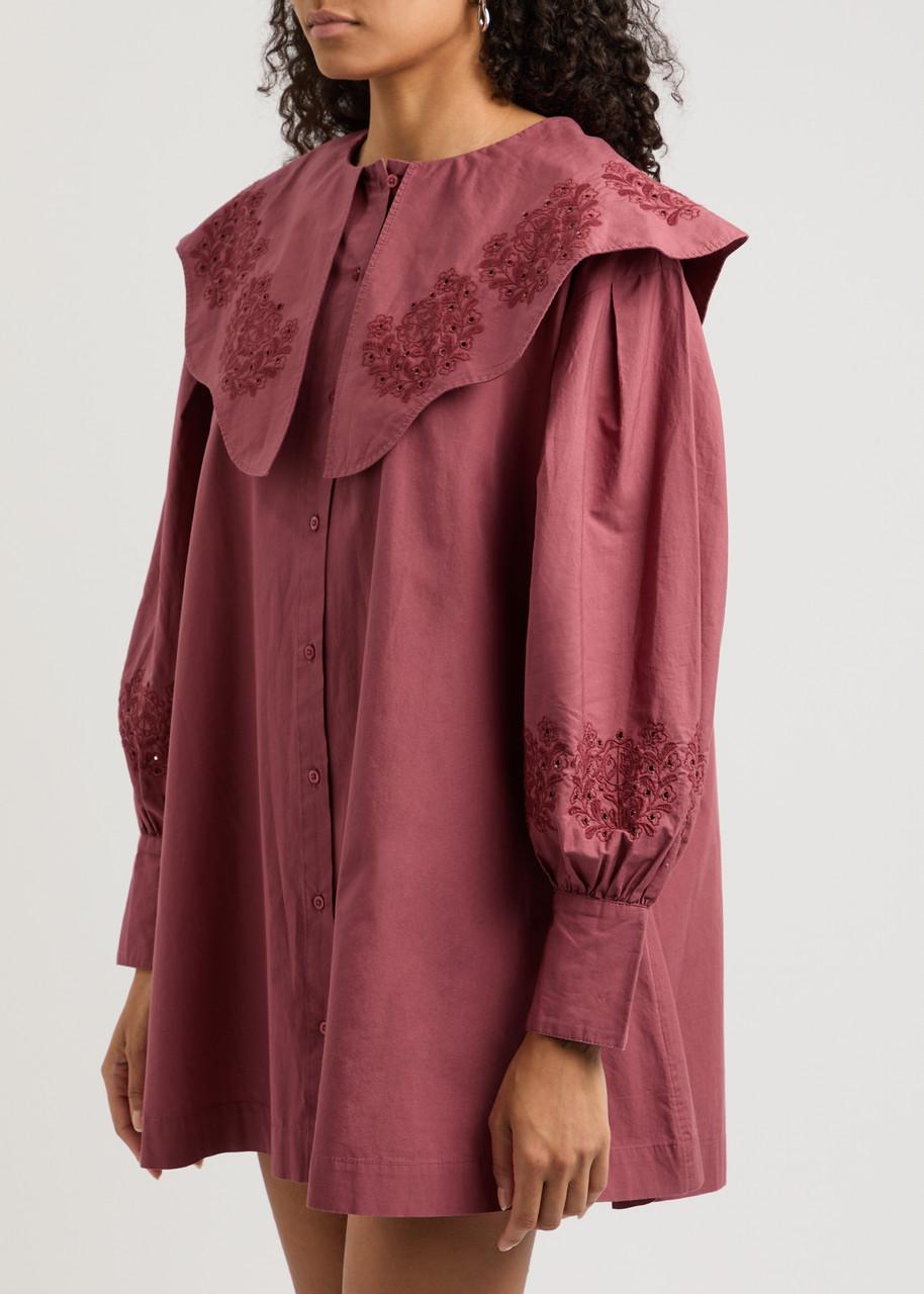 damson madder burgundy dress DAMSON MADDER ANGELINA SATIN DRESS