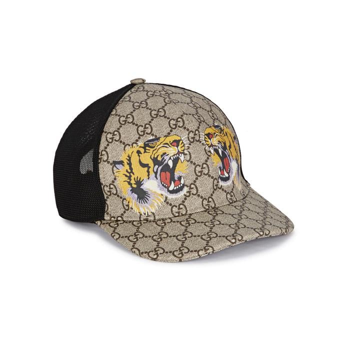 gucci cap tiger print