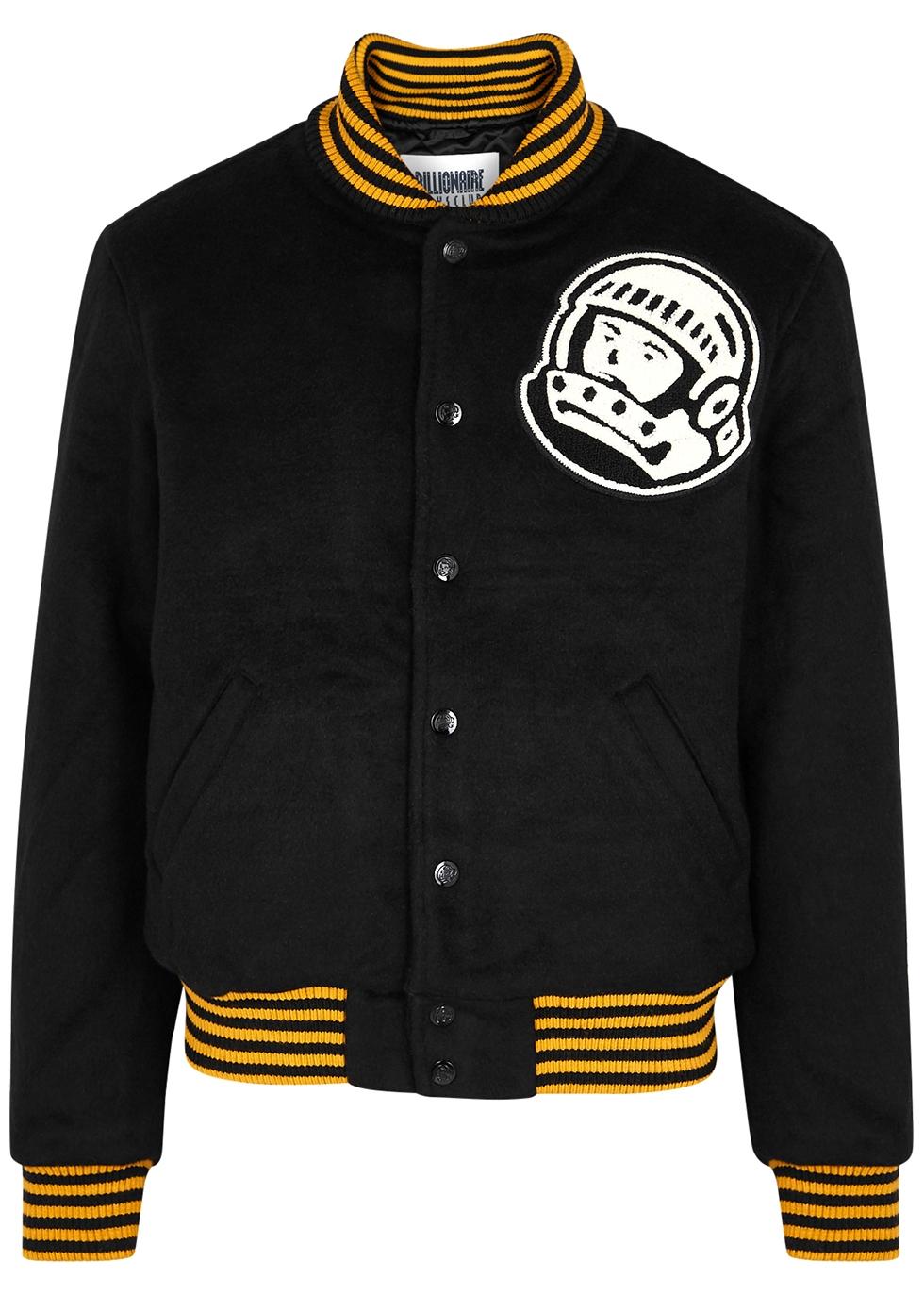 BBCICECREAM Astro Varsity Wool-blend Bomber Jacket in Black for Men - Lyst
