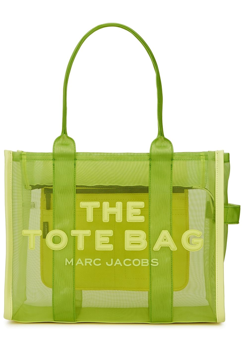 Marc Jacobs The Tote Large Logo Mesh Tote in Green Lyst