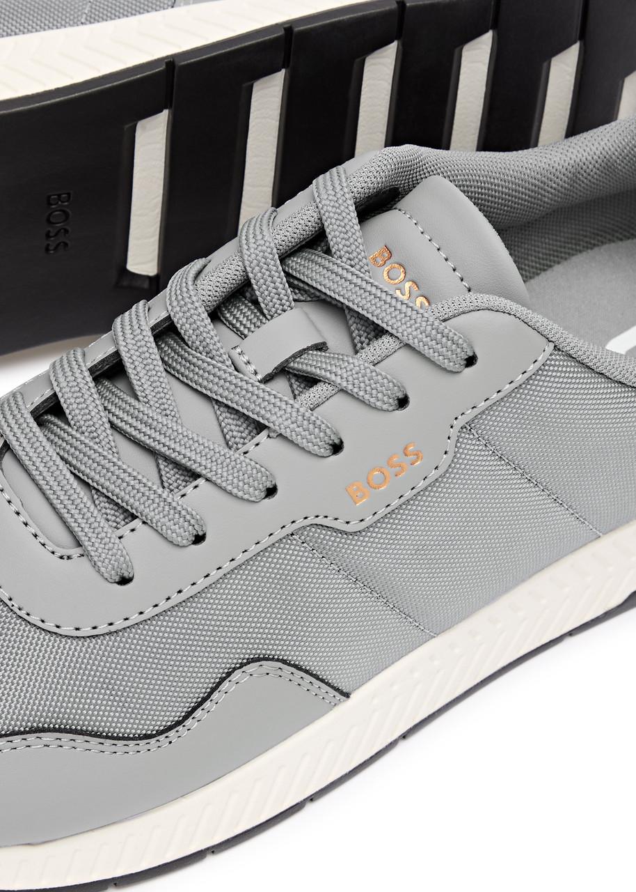 Mesh Trainers Hugo Boss Titanium Trainers Grey Boss Titanium Hugo