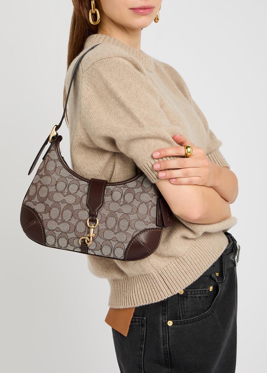 COACH Originals Signature Leather Shoulder Bag in Brown | Lyst UK