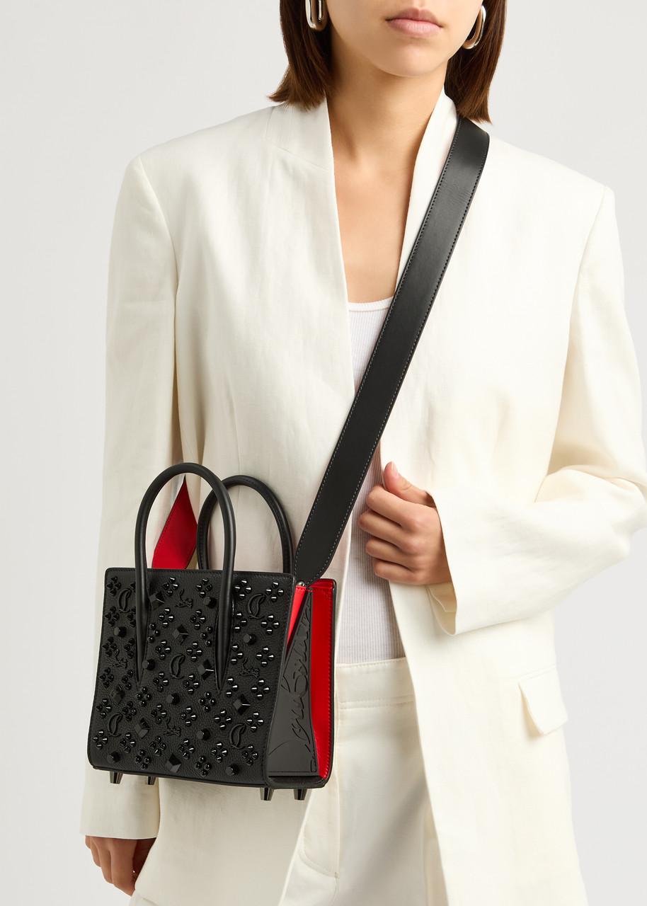Christian Louboutin Paloma Mini Embellished Top Handle Bag in Black Lyst UK