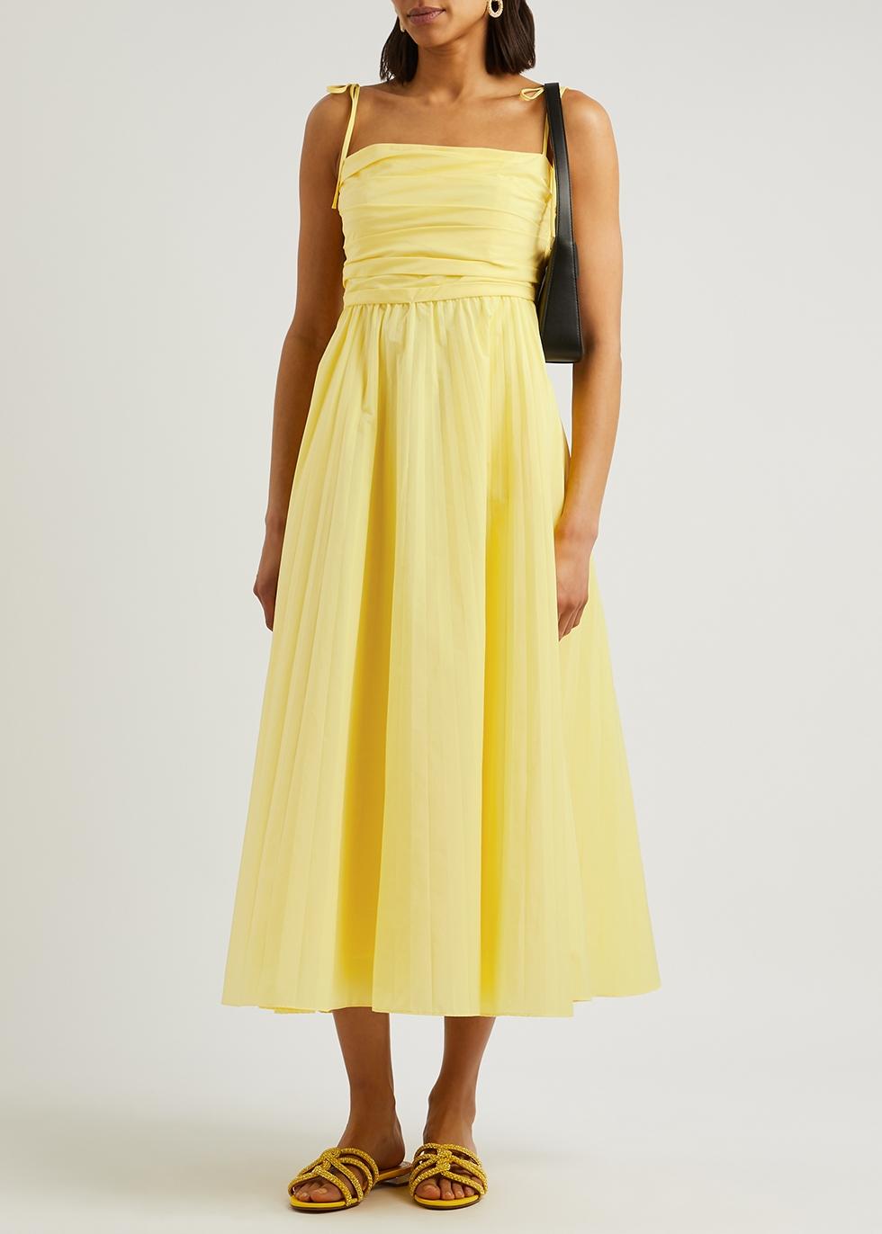 Jonathan simkhai yellow dress hotsell