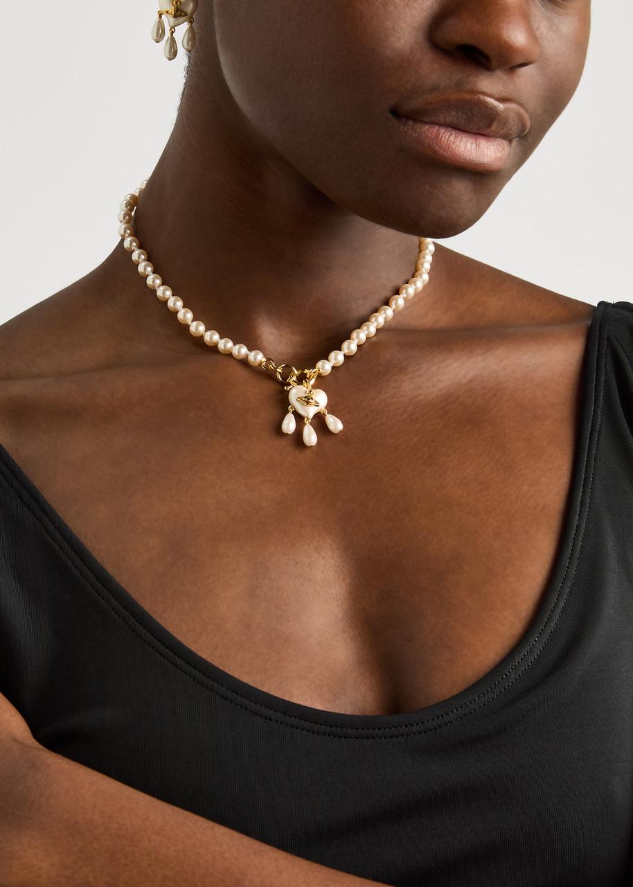 Vivienne Westwood Sheryl Faux Pearl Necklace in White | Lyst