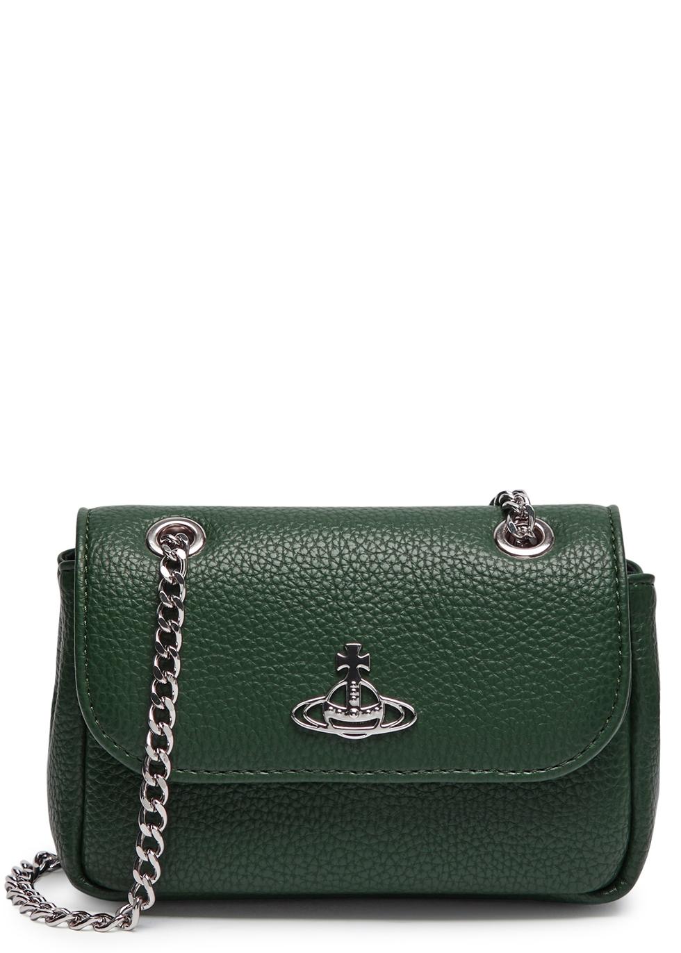 Vivienne Westwood Derby Small Vegan Leather Shoulder Bag in Green Lyst